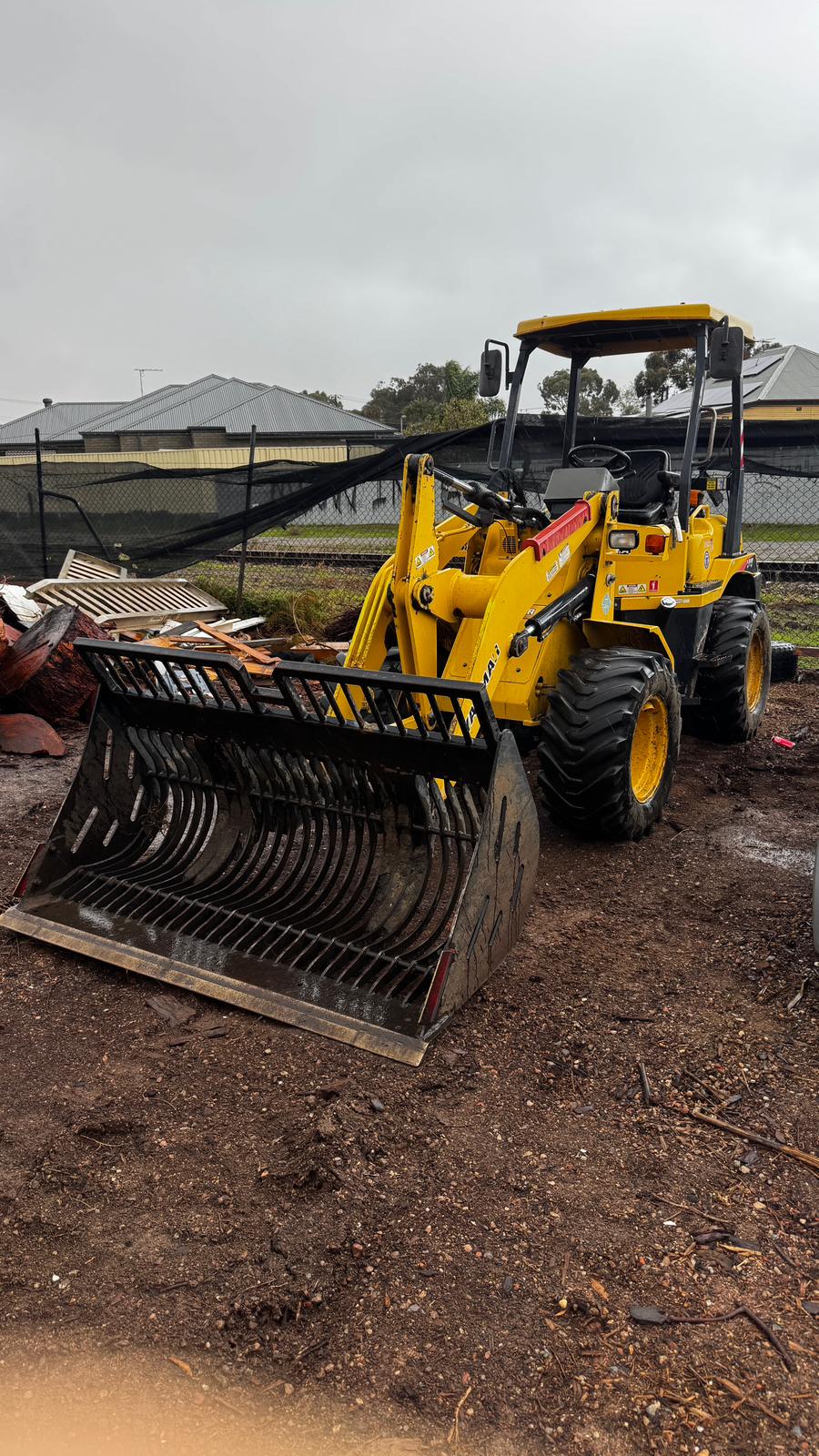 All Purpose Tree Services machine on a worksite